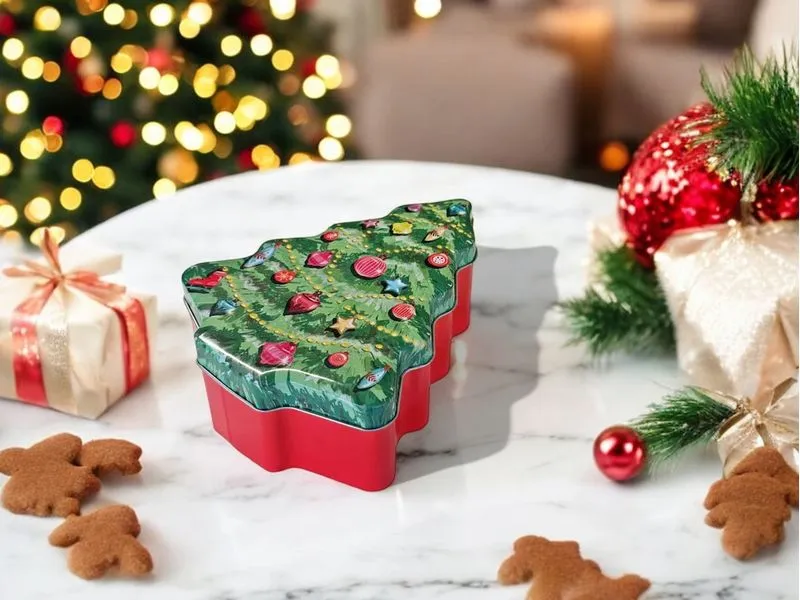 Dameco Guetzli-Dose Tannenbaum 18 x 15 x 7 cm, Mehrfarbig Dameco Guetzli-Dose Tannenbaum 18 x 15 x 7 cm, Mehrfarbig