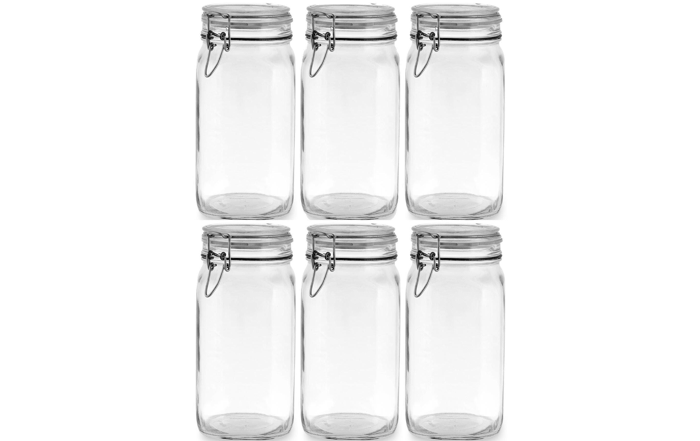 Bormioli Rocco Einmachglas Fido 1500 ml, 6 Stück 