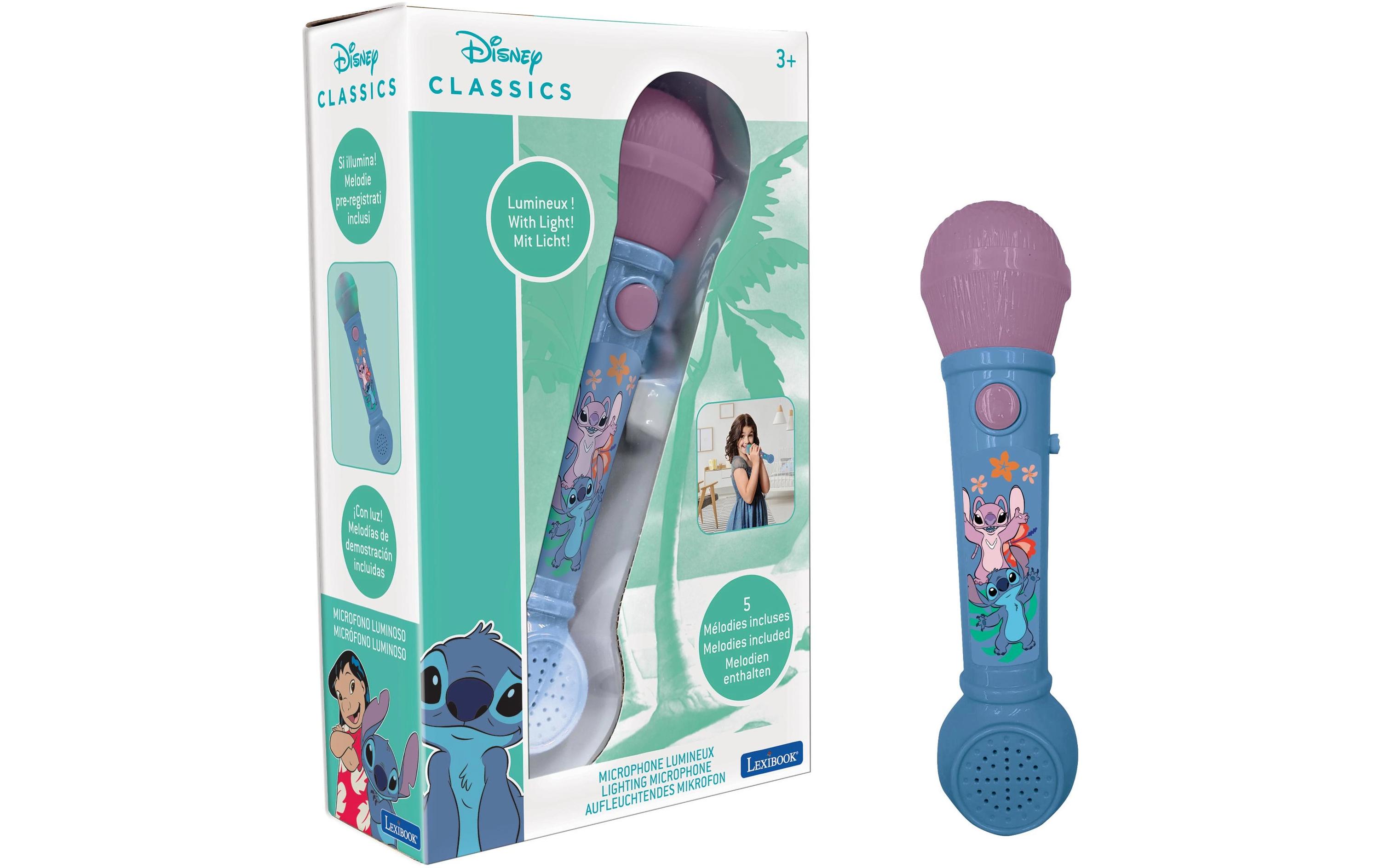 Lexibook Disney Stitch Mikrofon mit Melodien, Licht und Soundeffekte Lexibook Disney Stitch Mikrofon mit Melodien, Licht und Soundeffekte