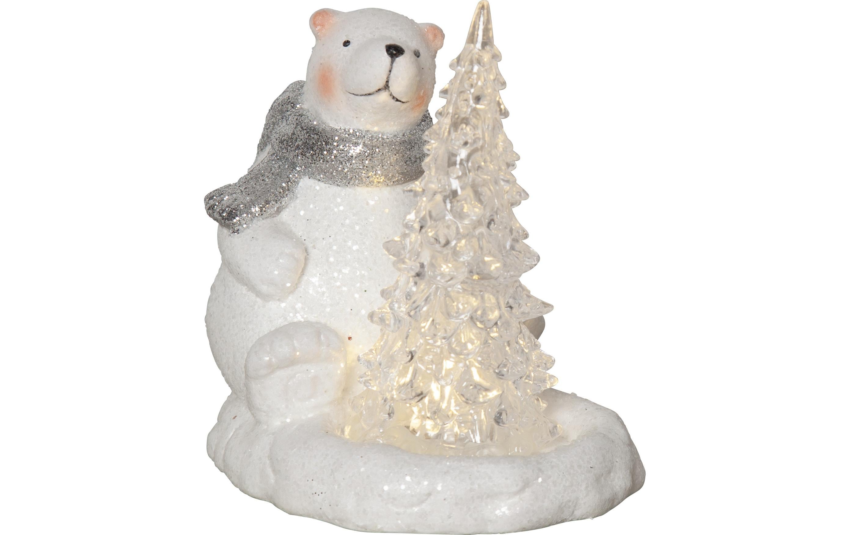 Star Trading LED-Figur Polare, 14 cm, Weiss