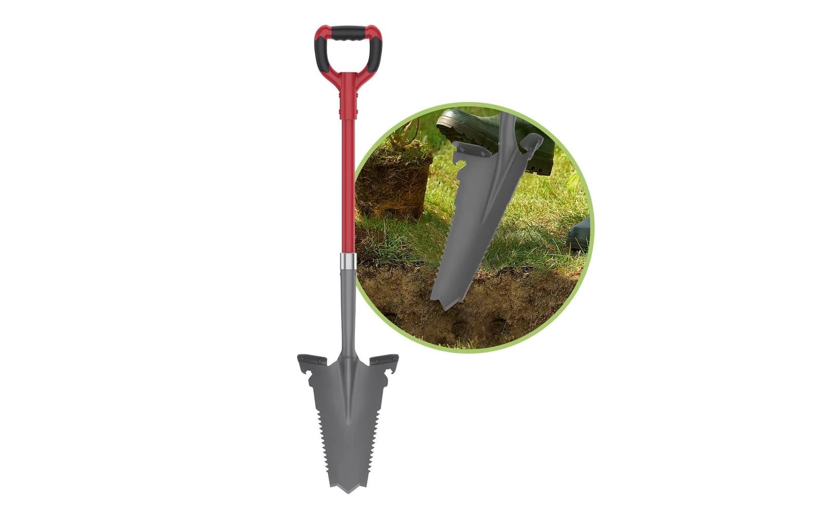 SOG EASYmaxx Spaten- & Wurzelsäge - 114 cm, Grau/Rot SOG EASYmaxx Spaten- & Wurzelsäge - 114 cm, Grau/Rot