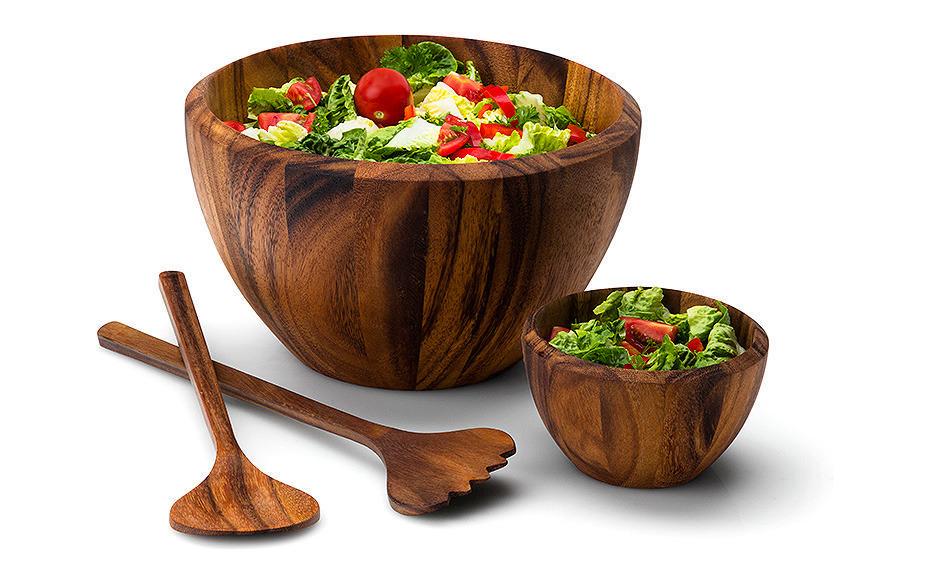 Continenta Salatbesteck Braun