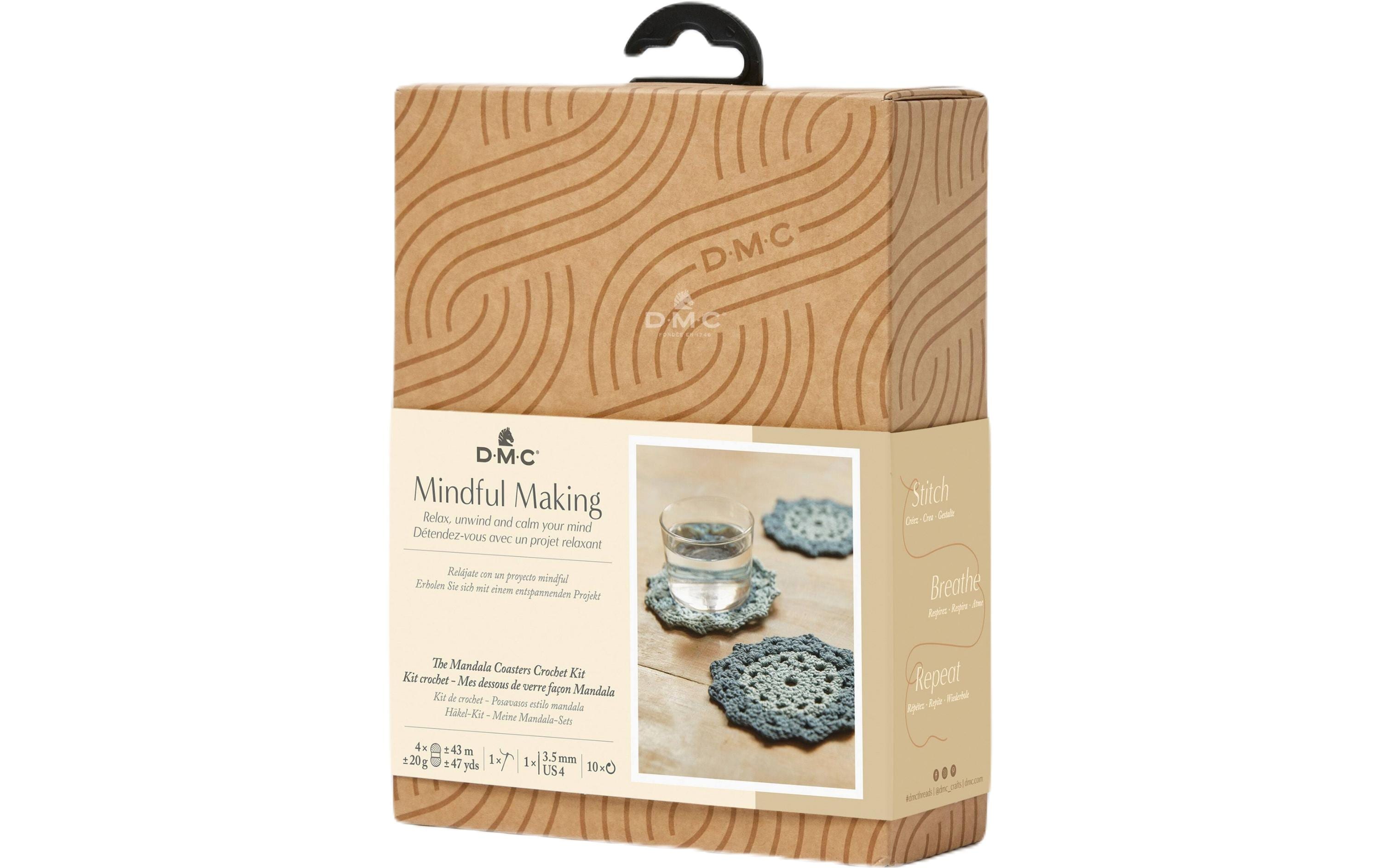 DMC Häkelset Mindful Making Mandala-Untersetzer, Ø 12.5 cm DMC Häkelset Mindful Making Mandala-Untersetzer, Ø 12.5 cm