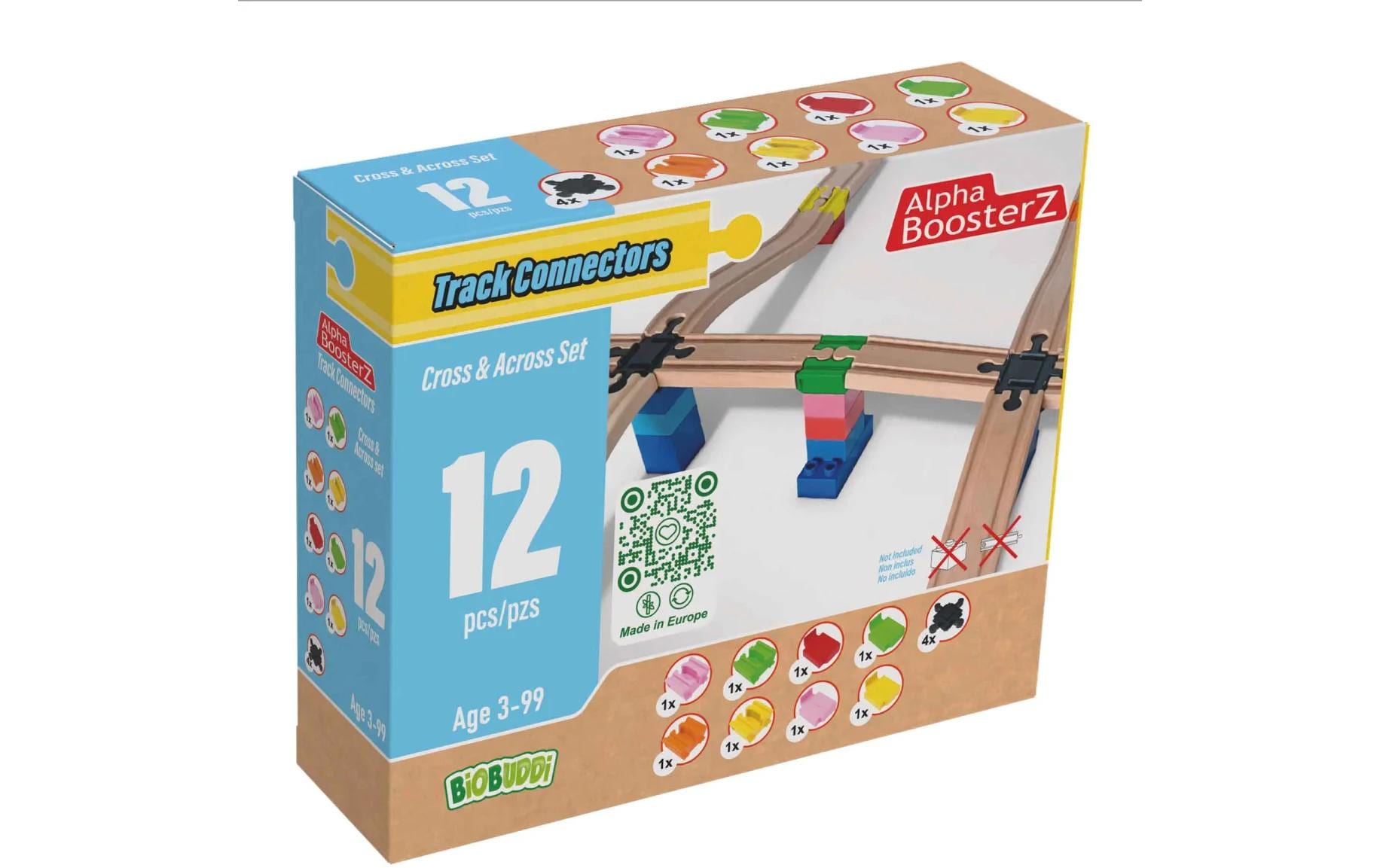 AlphaBoosterz TrackConnectors – Cross and Across Set AlphaBoosterz TrackConnectors – Cross and Across Set