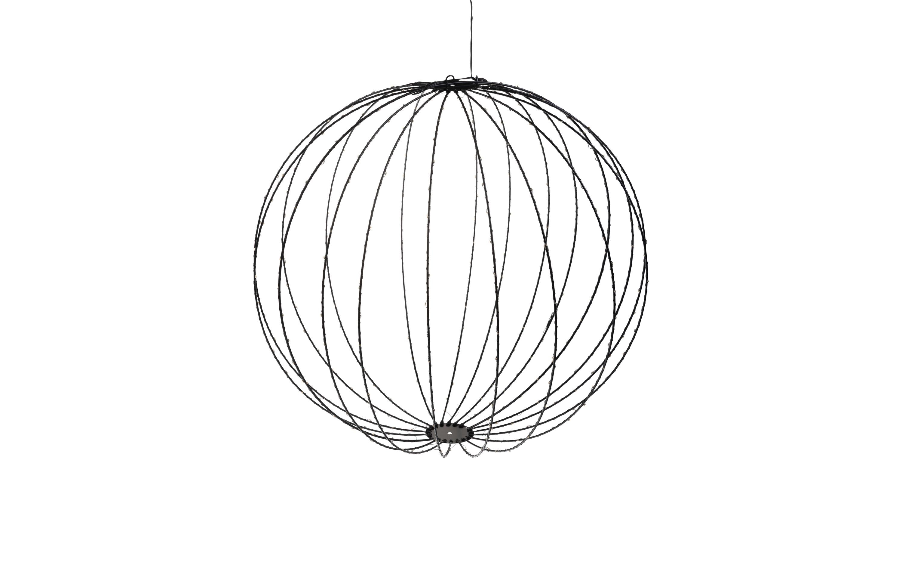 COCON LED-Kugel 3D, Draht, Ø 60 cm