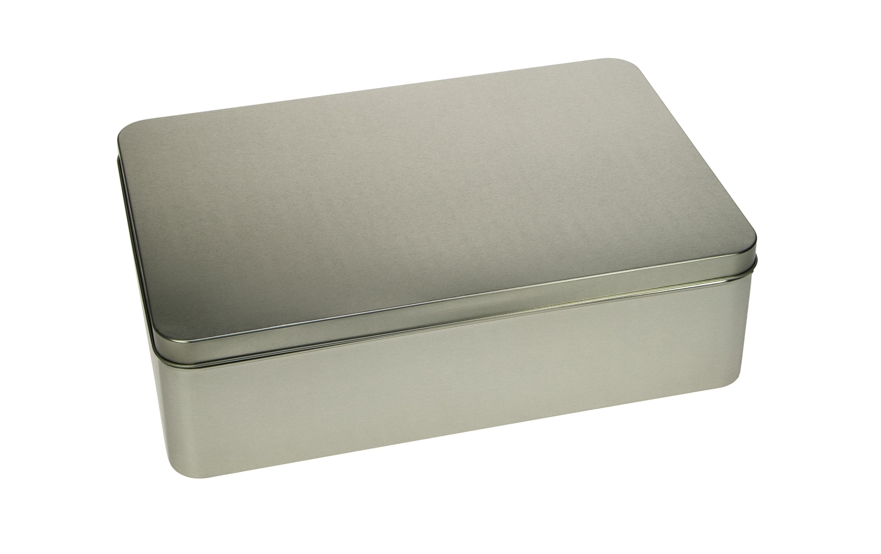 Gawol Gebäckdose Uni 355 x 235 x 10 mm, Silber