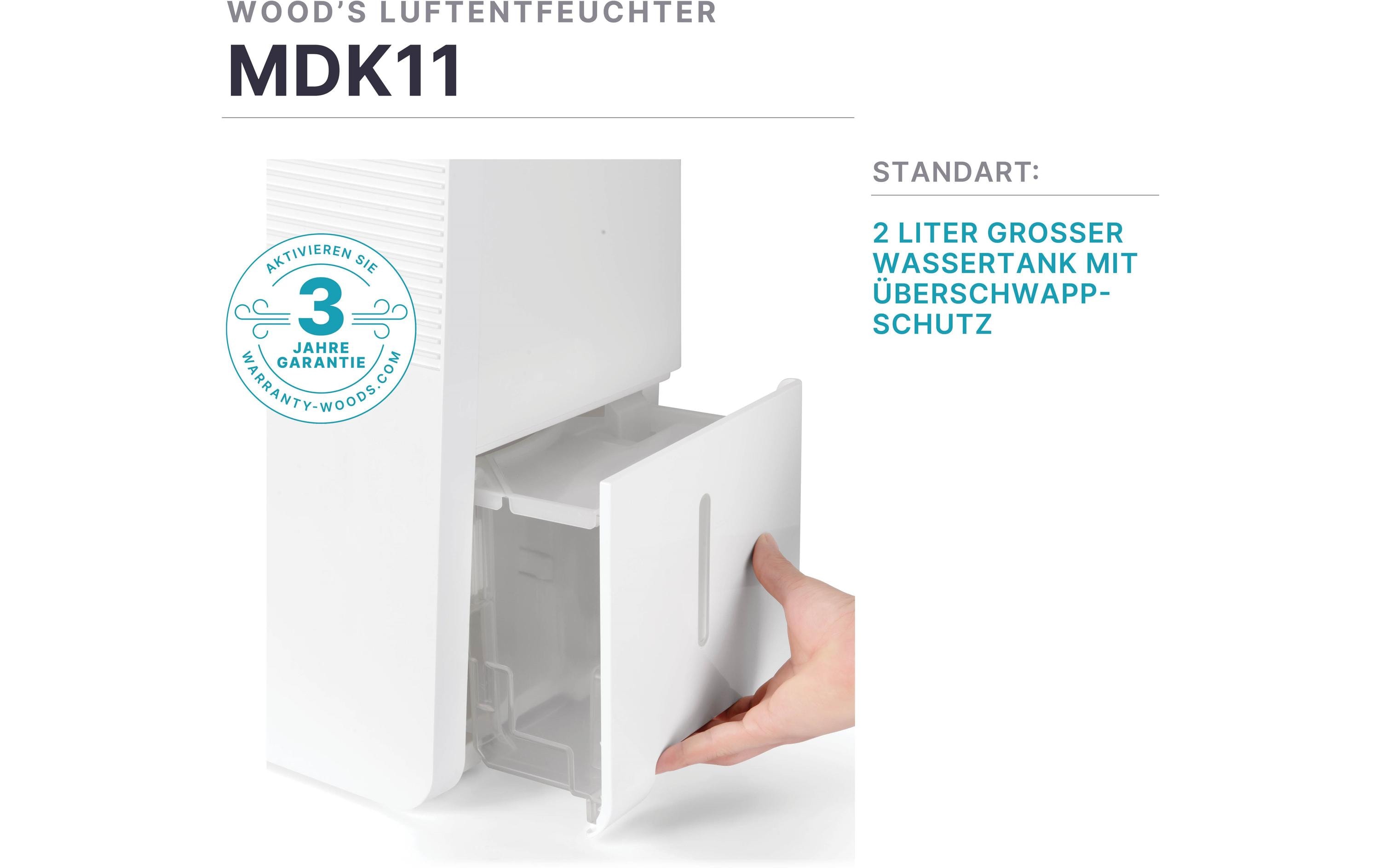 Wood's Entfeuchter MDK11 50 m² Wood's Entfeuchter MDK11 50 m²