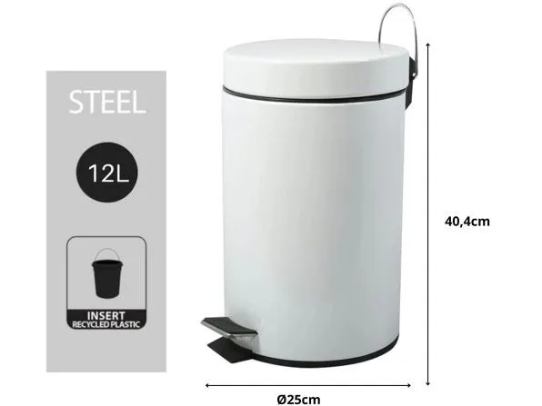 MSV Treteimer 12 l, Weiss