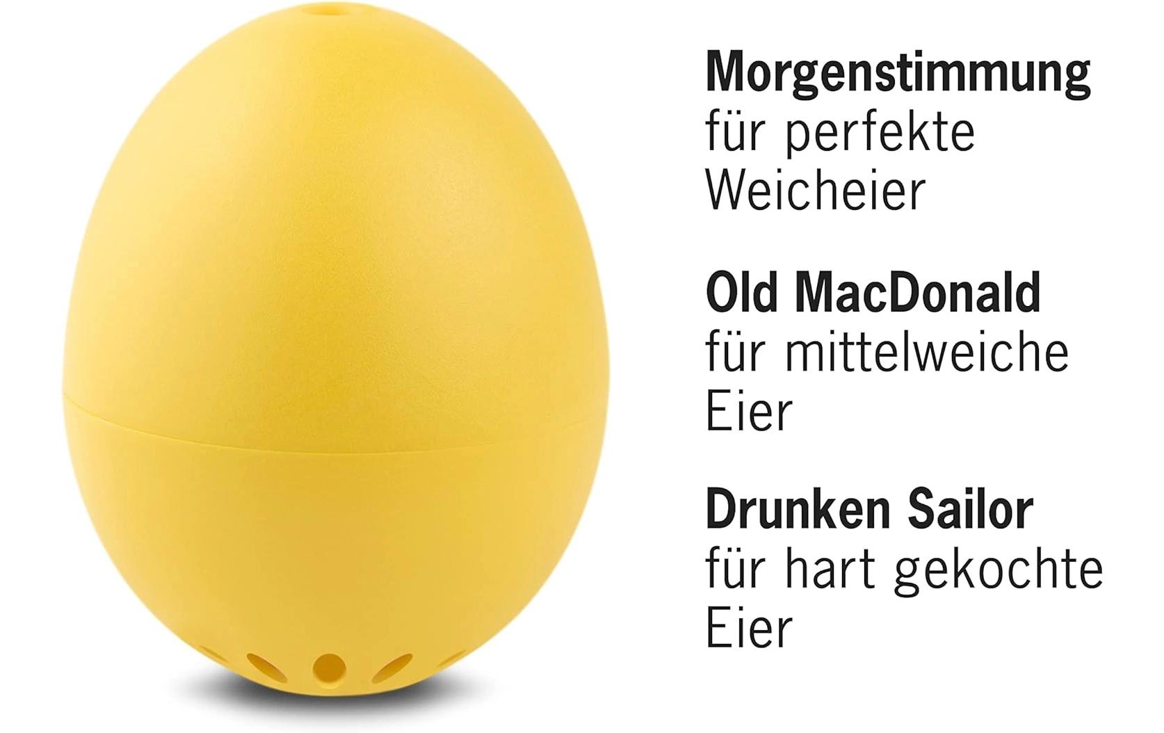 PiepEi Küchentimer Singende Eieruhr Classic, Gelb