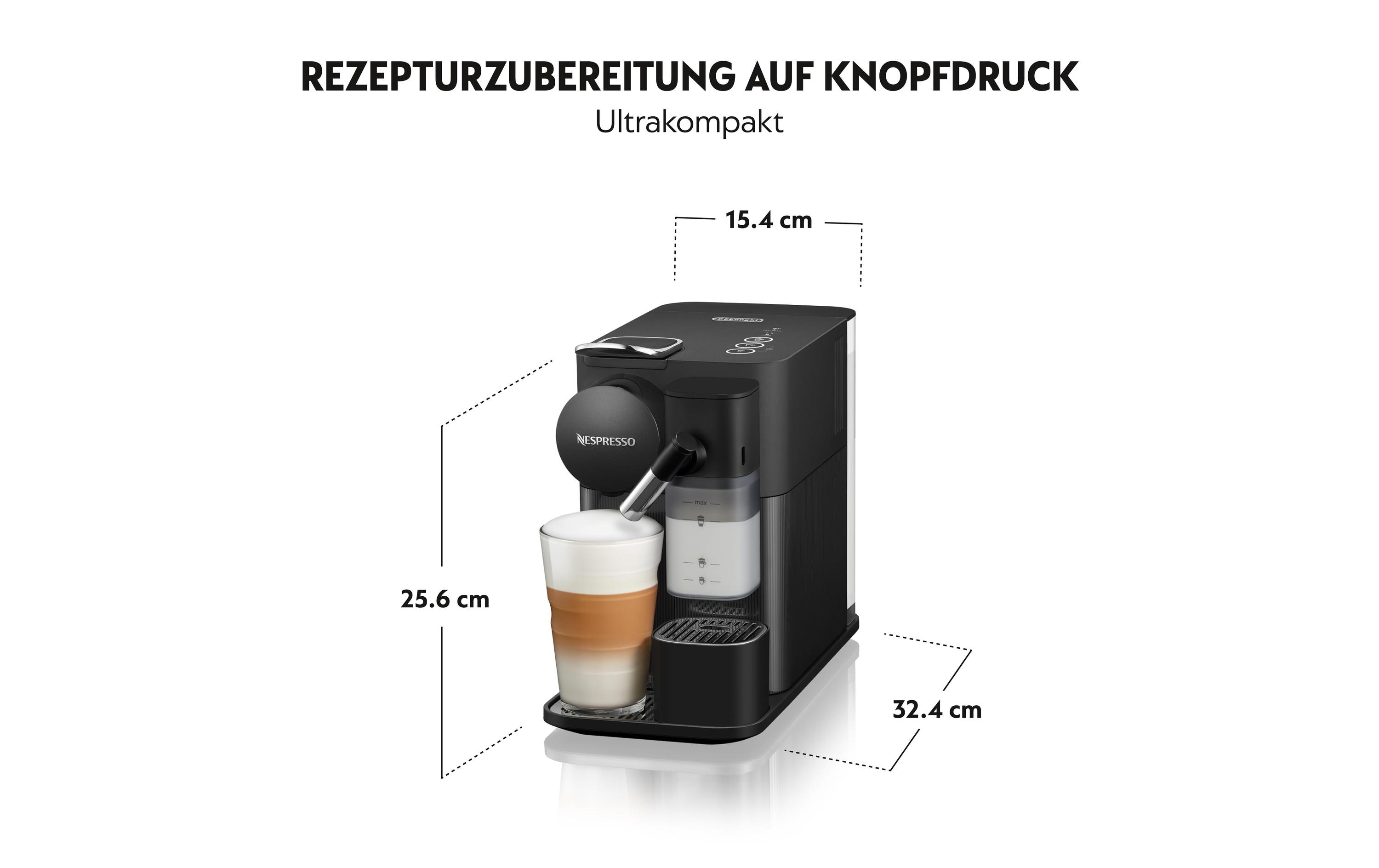 De'Longhi Kaffeemaschine Nespresso New Lattissima One EN510.B Schwarz