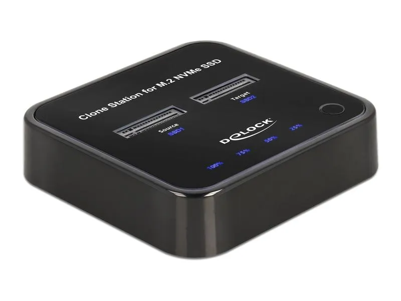 Delock Docking- und Klonstation für 2x M.2 NVMe Delock Docking- und Klonstation für 2x M.2 NVMe
