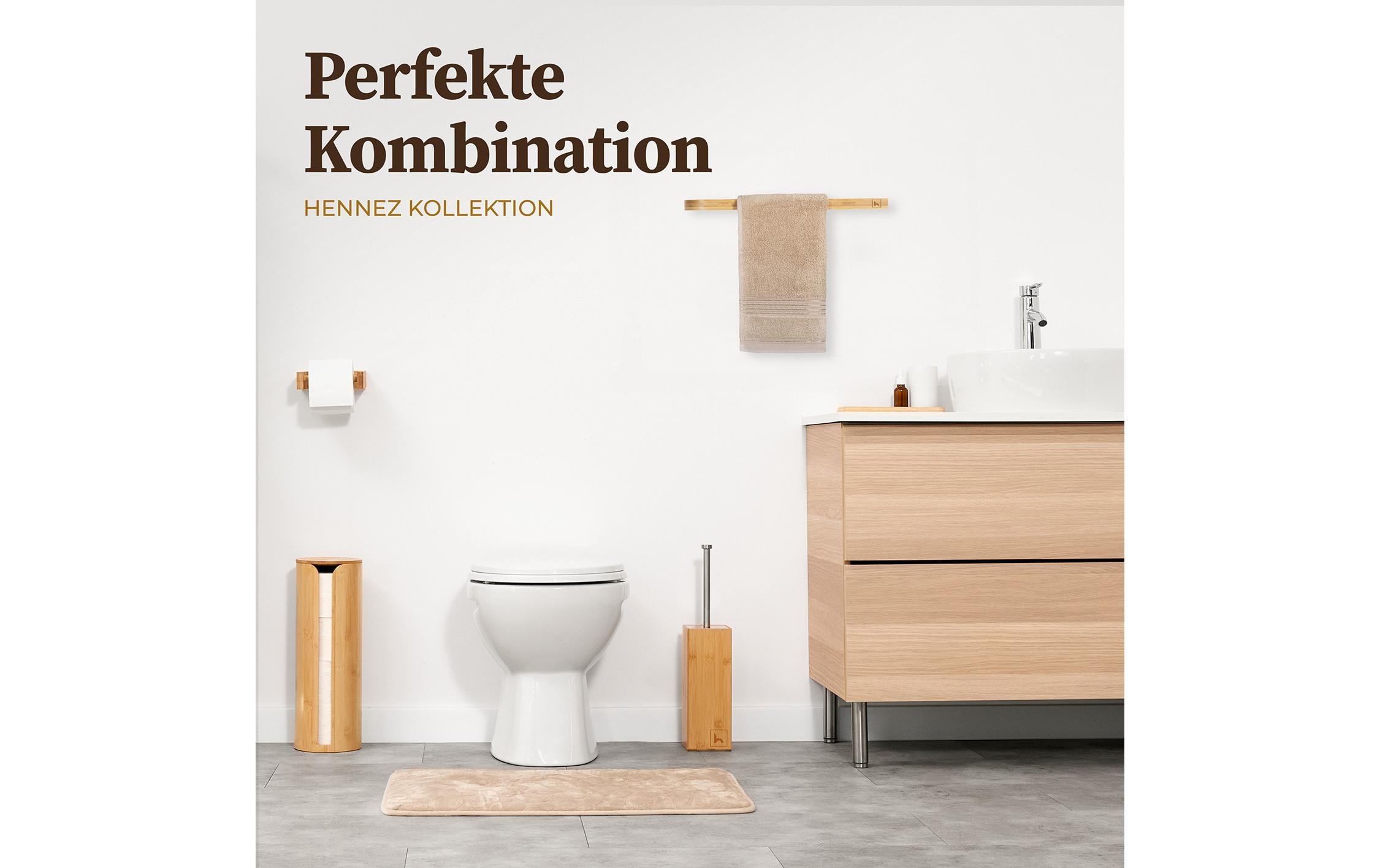 Hennez Handtuchhalter Alfred 35 x 10 cm, Natural