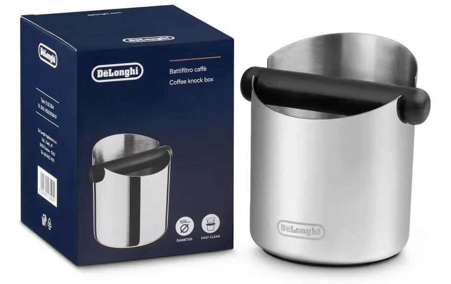 De'Longhi Abklopfbehälter Knock-Box EAsy Cl Silber