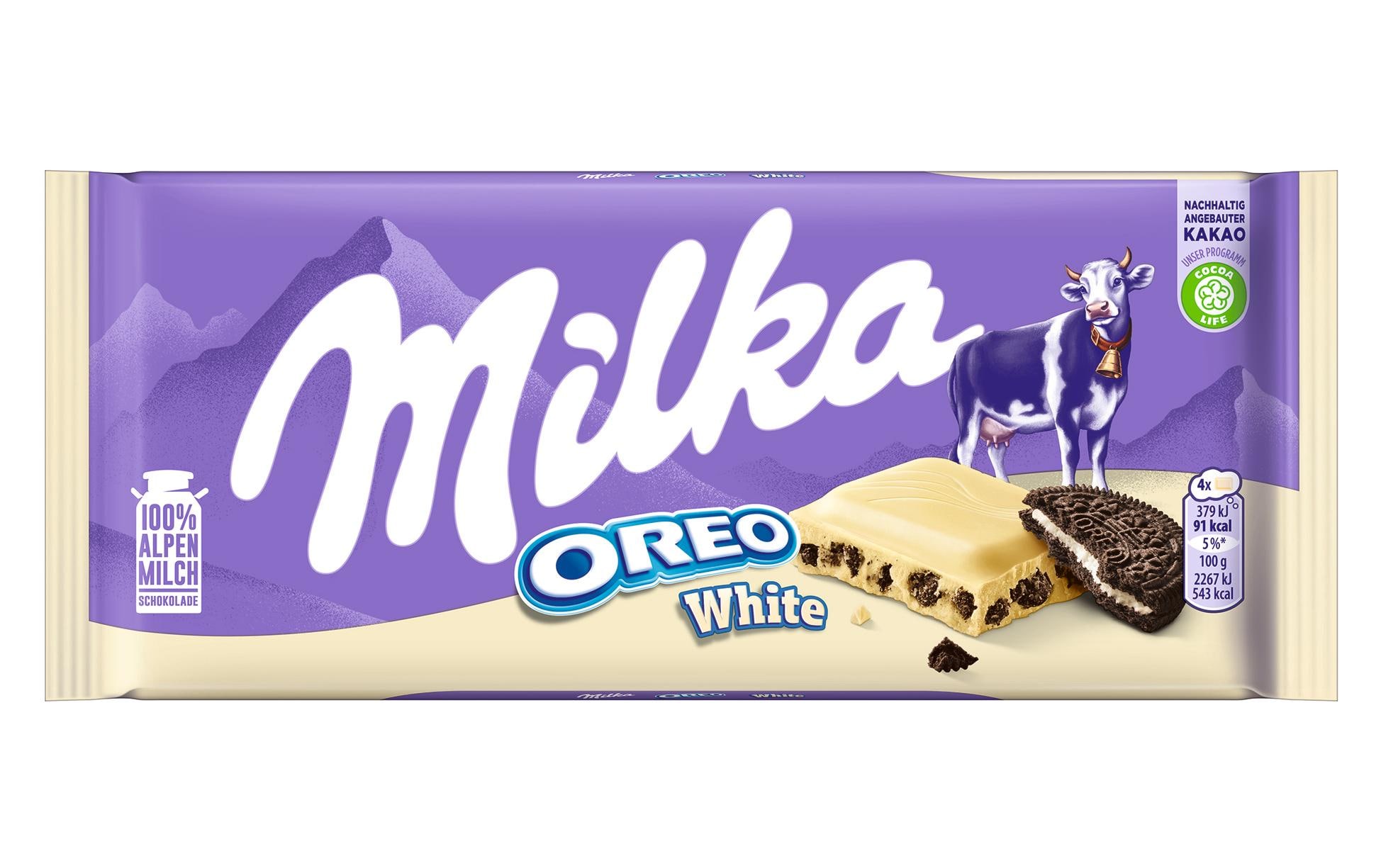 Milka Tafelschokolade Oreo White 100 g