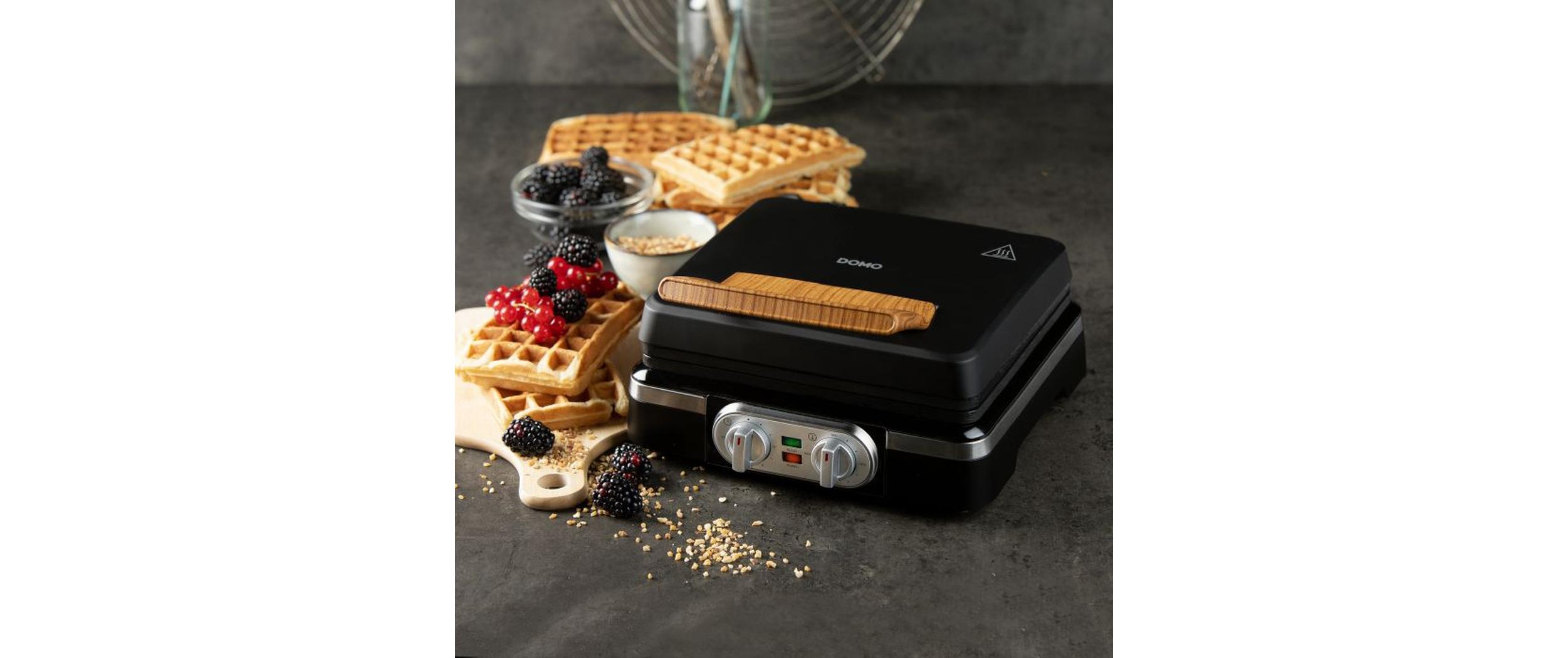 Domo Waffeleisen DO9281W , Schwarz