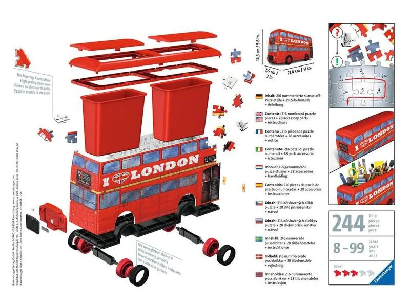 Ravensburger 3D Puzzle London Bus