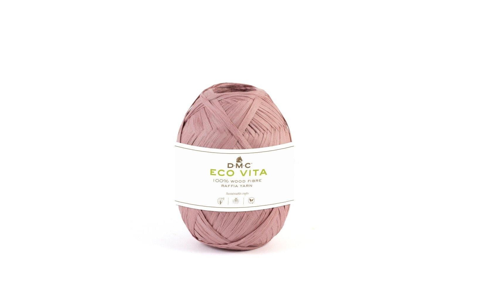 DMC Stoffgarn Eco Vita Raffia 50 g, Rosa