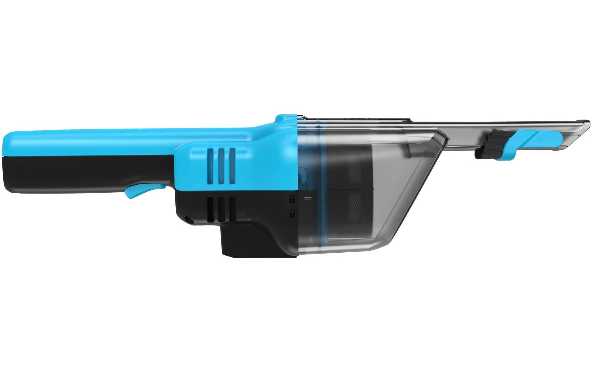 BLACK+DECKER Akku-Handsauger NVD215J-QW Hellblau/Schwarz