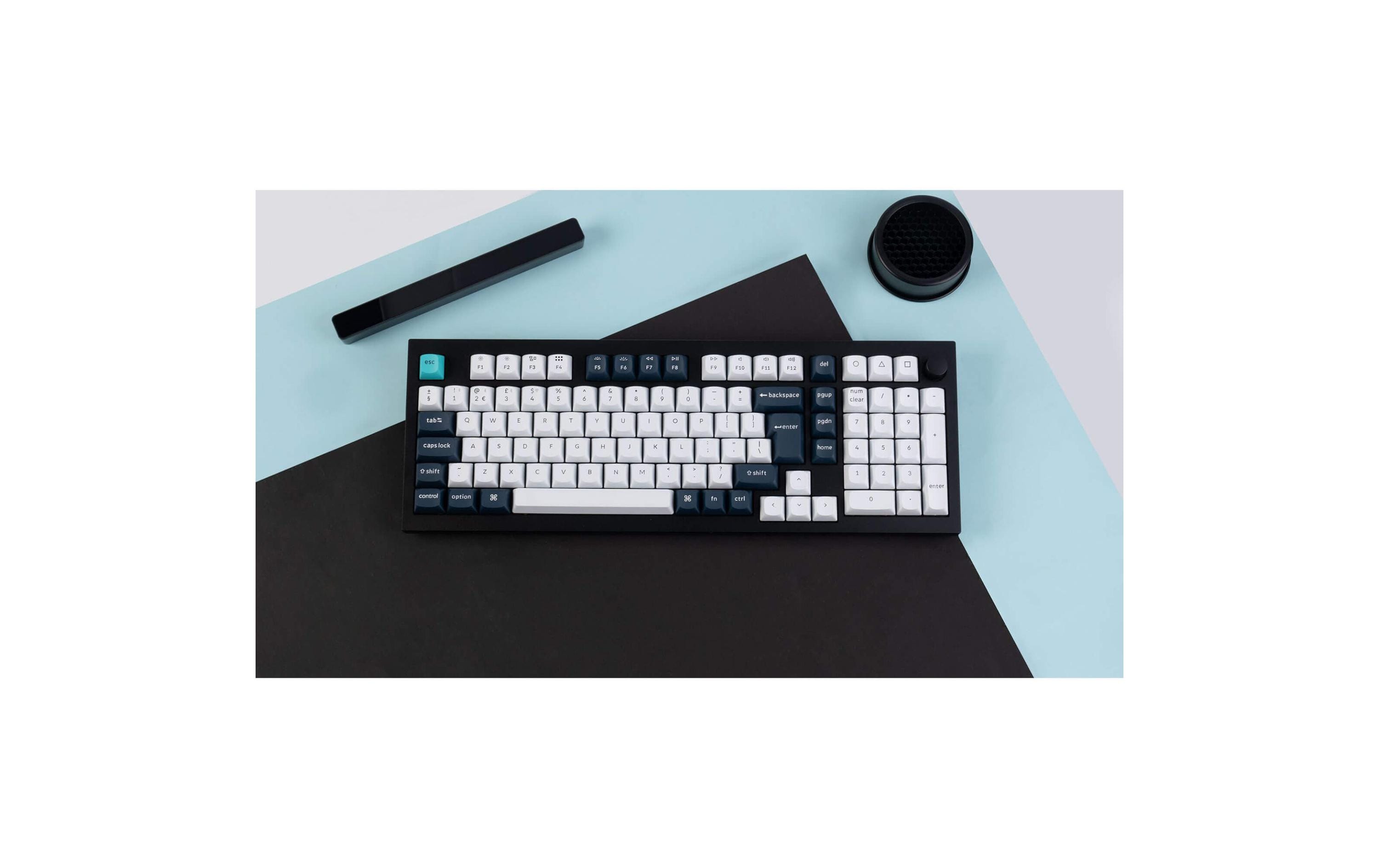 Keychron Gaming-Tastatur Q5 Max Black QMK Red Switch