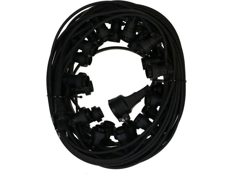 Max Hauri Lichterkette outdoor 25x E27 ILLU5 x 13 L=26.5m Typ 11 IP55 Max Hauri Lichterkette outdoor 25x E27 ILLU5 x 13 L=26.5m Typ 11 IP55