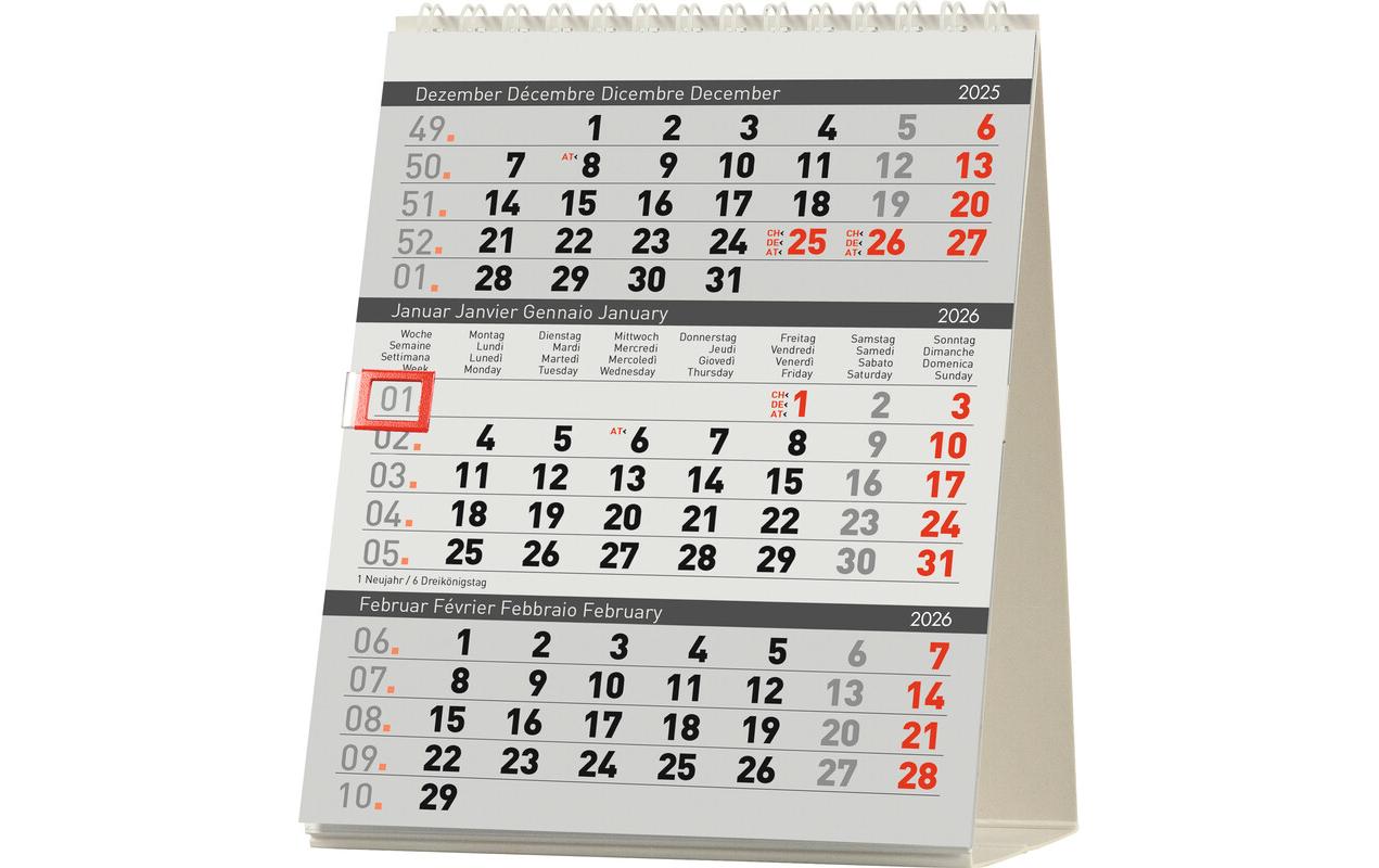 Biella Pultkalender 2026 12.5 x 15.5 cm Biella Pultkalender 2026 12.5 x 15.5 cm