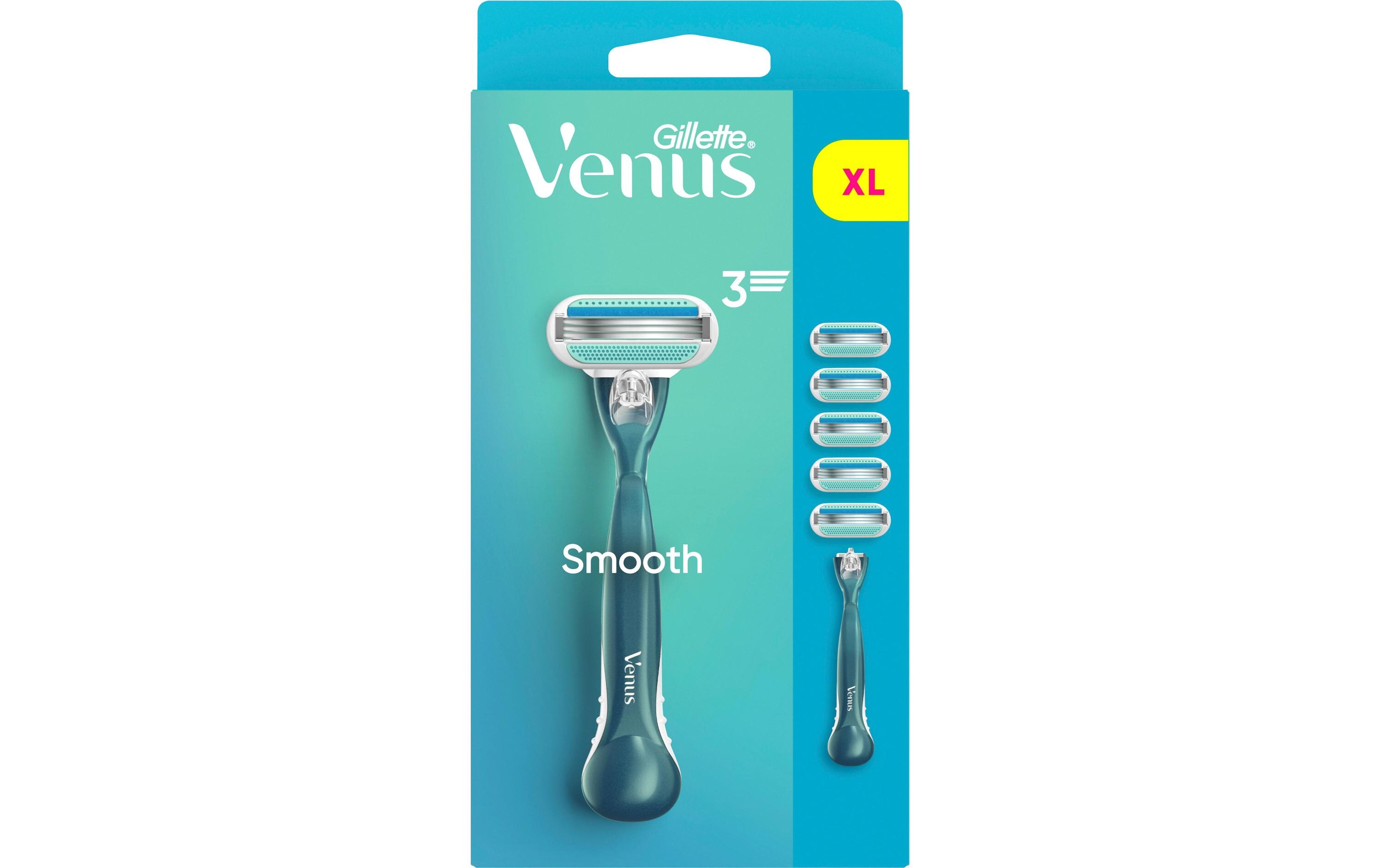 Gillette Venus Damenrasierer Venus Smooth 5er + Handstück