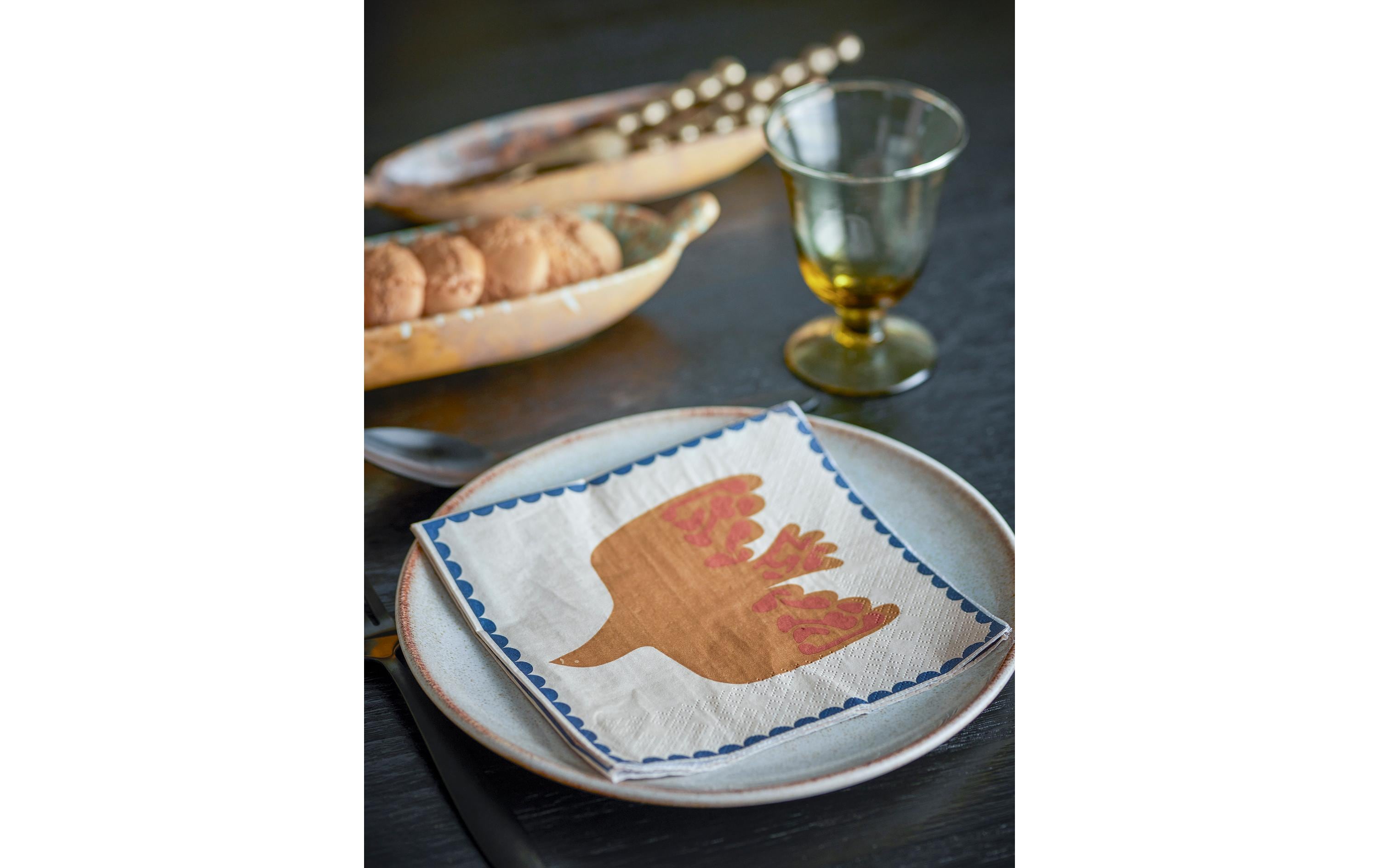 Bloomingville Papierservietten Anniversary 33 cm x 33 cm, 20 Stück