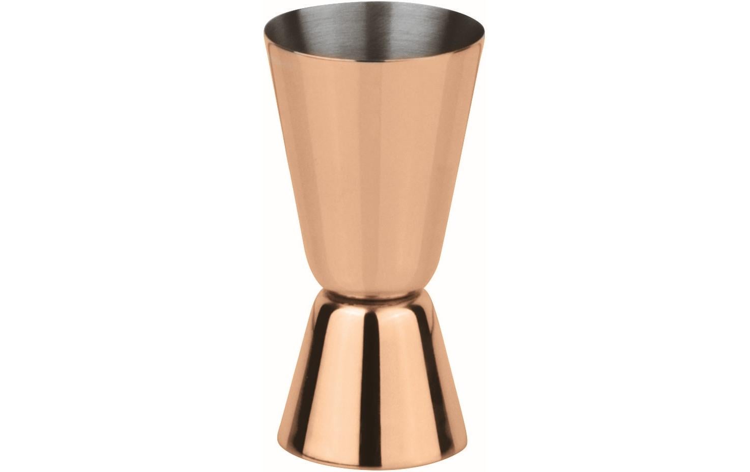 Paderno Cocktail-Doppelmass 40/20 ml, Kupfer/Rosé