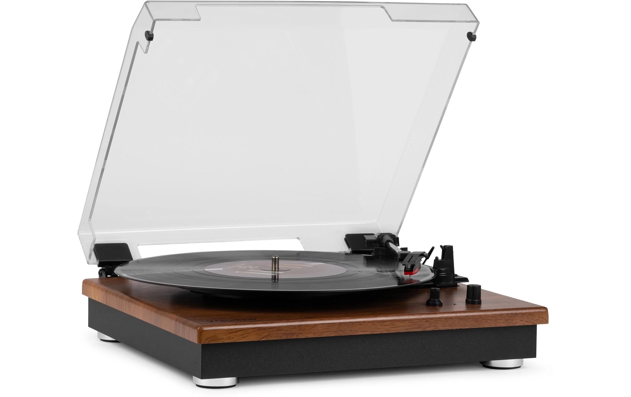 Audizio Plattenspieler mit Bluetooth RP112L Dunkelbraun