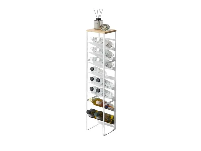 Yamazaki Flaschenregal Tower Weiss