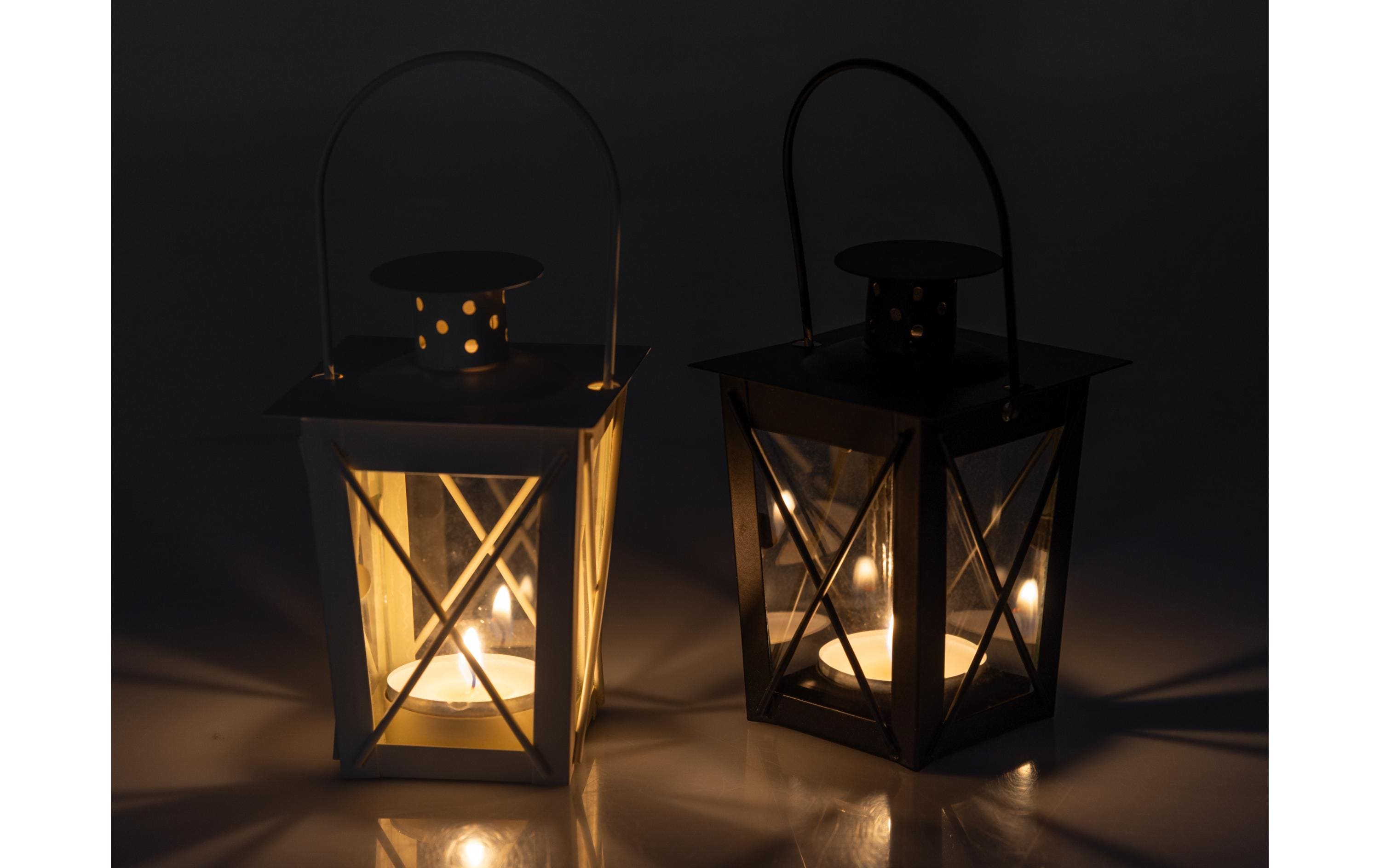 COCON Laterne Mini, 3er Set, Weiss