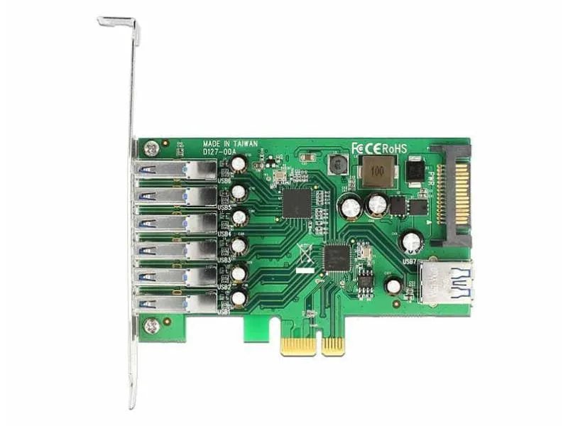 Delock PCI-Express-Karte 89377 USB 3.0 - 6x extern + 1x intern Delock PCI-Express-Karte 89377 USB 3.0 - 6x extern + 1x intern