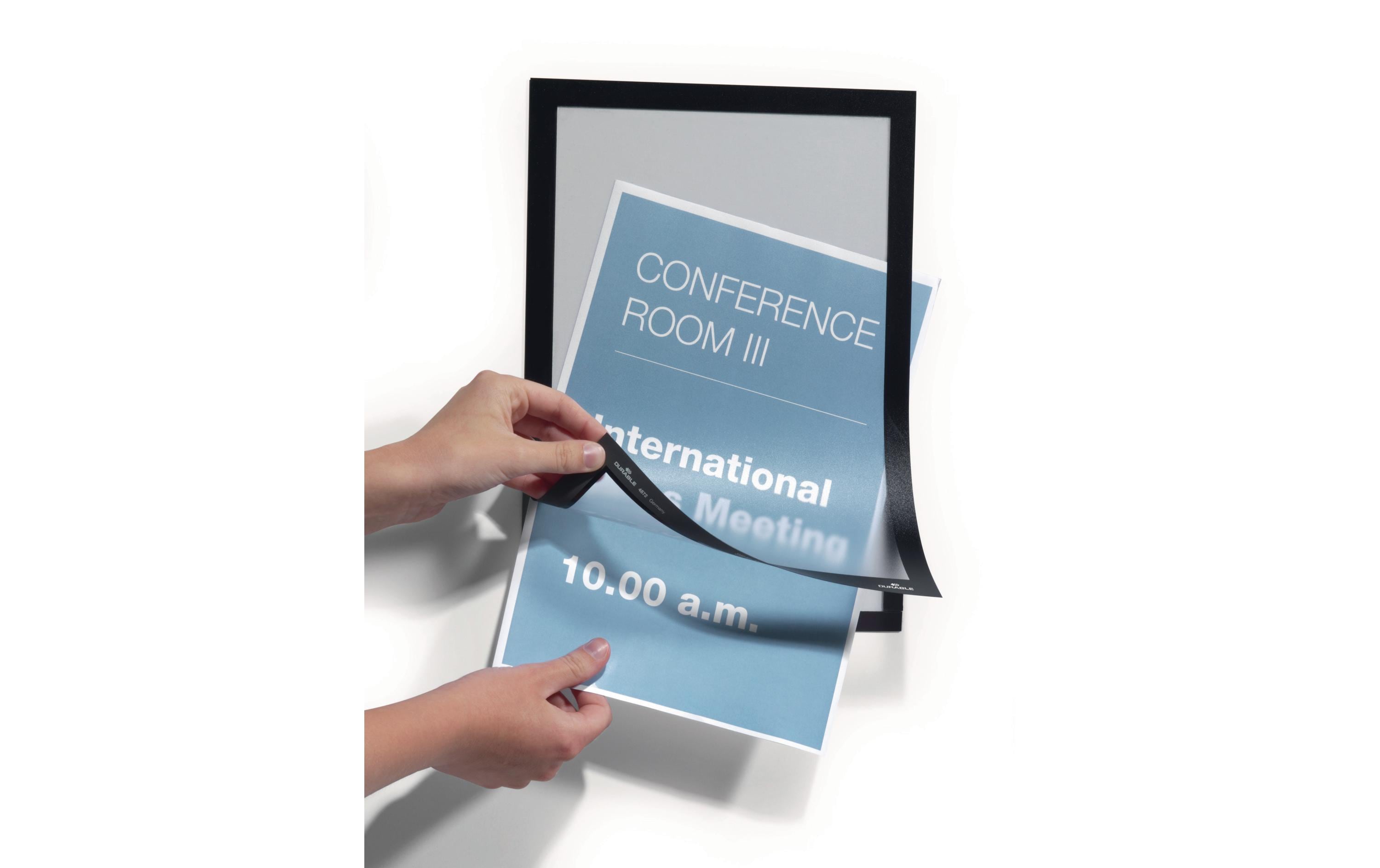 DURABLE Präsentationsrahmen Duraframe A4 2 Stück Schwarz DURABLE Präsentationsrahmen Duraframe A4 2 Stück Schwarz