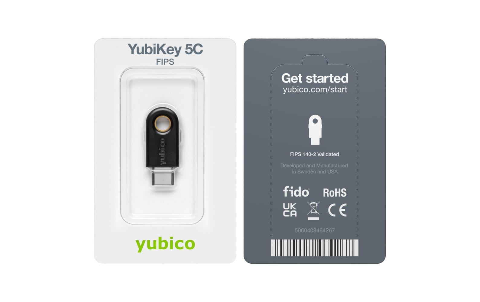 Yubico YubiKey 5C FIPS FW 5.4 USB-C, 1 Stück Yubico YubiKey 5C FIPS FW 5.4 USB-C, 1 Stück