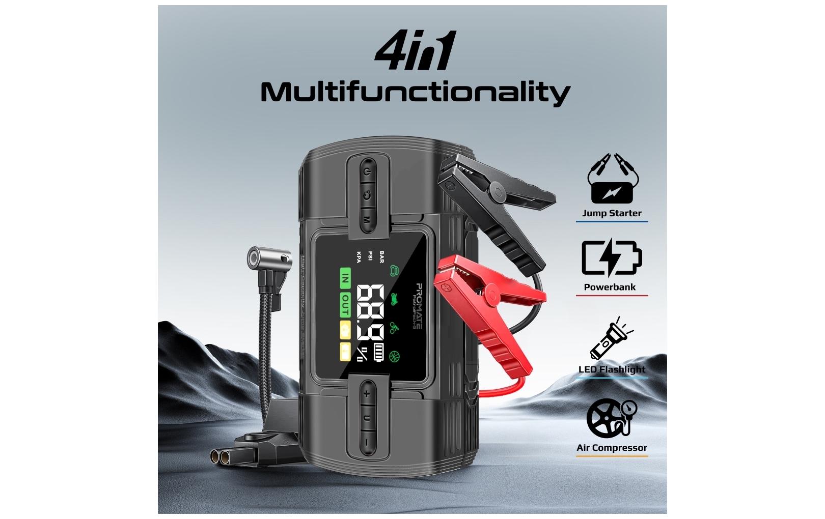 Promate PatrolPack-3 Hochleistungs-Auto-Starter Promate PatrolPack-3 Hochleistungs-Auto-Starter