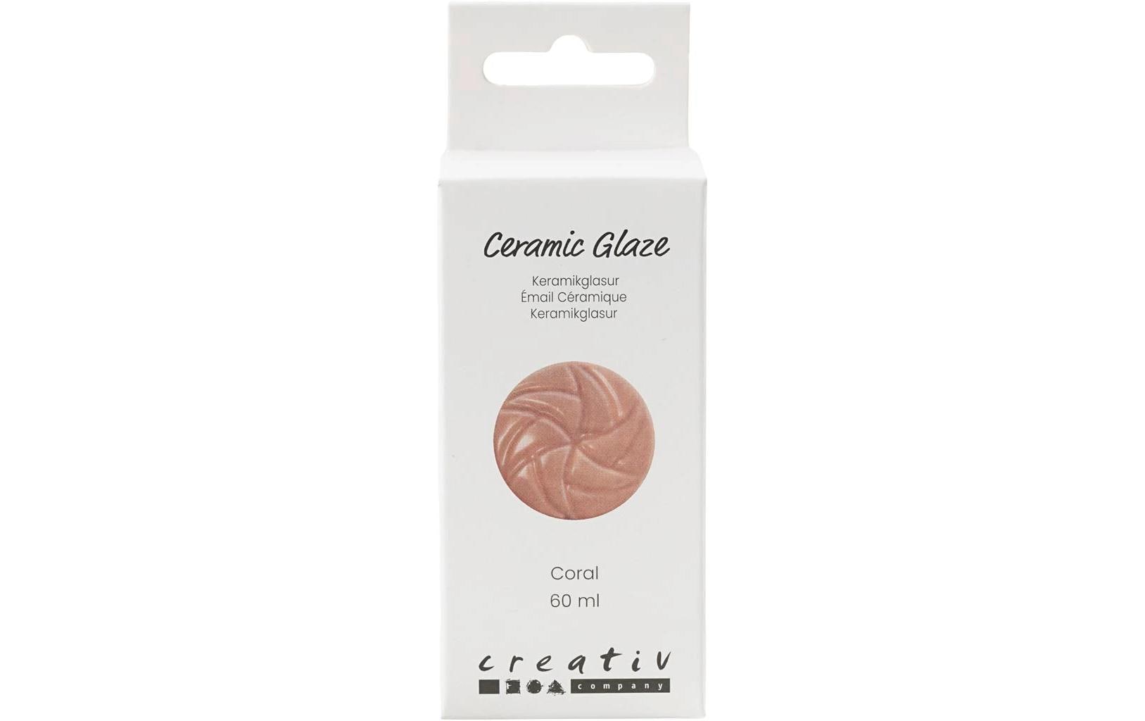 Creativ Company Versiegelung 984 - 1101 °C, 60 ml, Coral Creativ Company Versiegelung 984 - 1101 °C, 60 ml, Coral