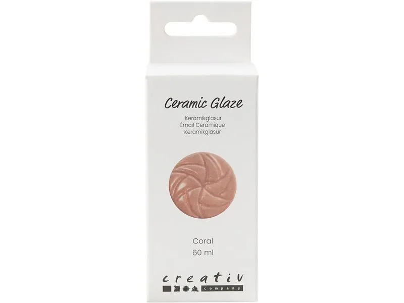 Creativ Company Versiegelung 984 - 1101 °C, 60 ml, Coral Creativ Company Versiegelung 984 - 1101 °C, 60 ml, Coral