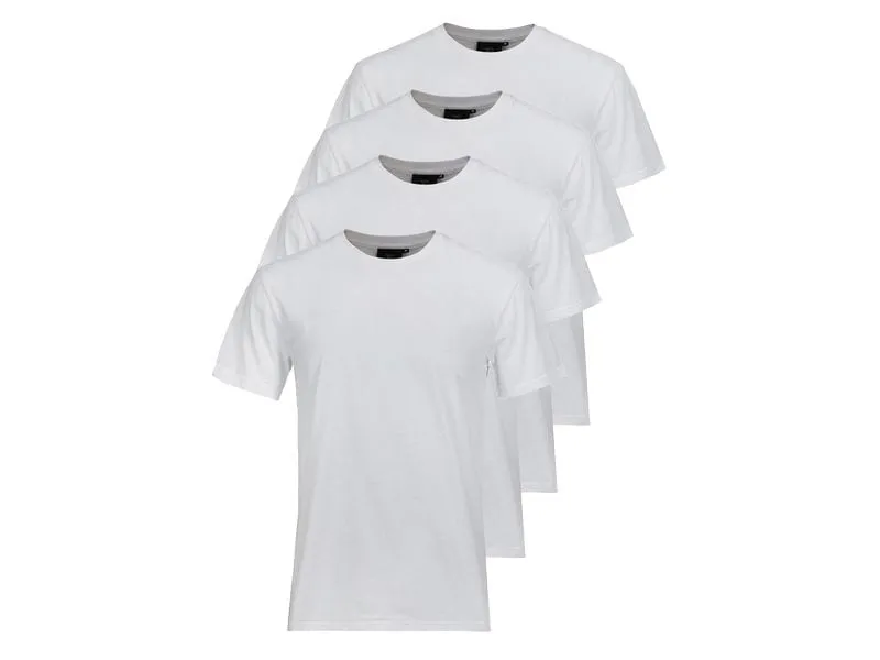Switcher 4er-Pack Unisex T-Shirt Max Weiss, L Switcher 4er-Pack Unisex T-Shirt Max Weiss, L