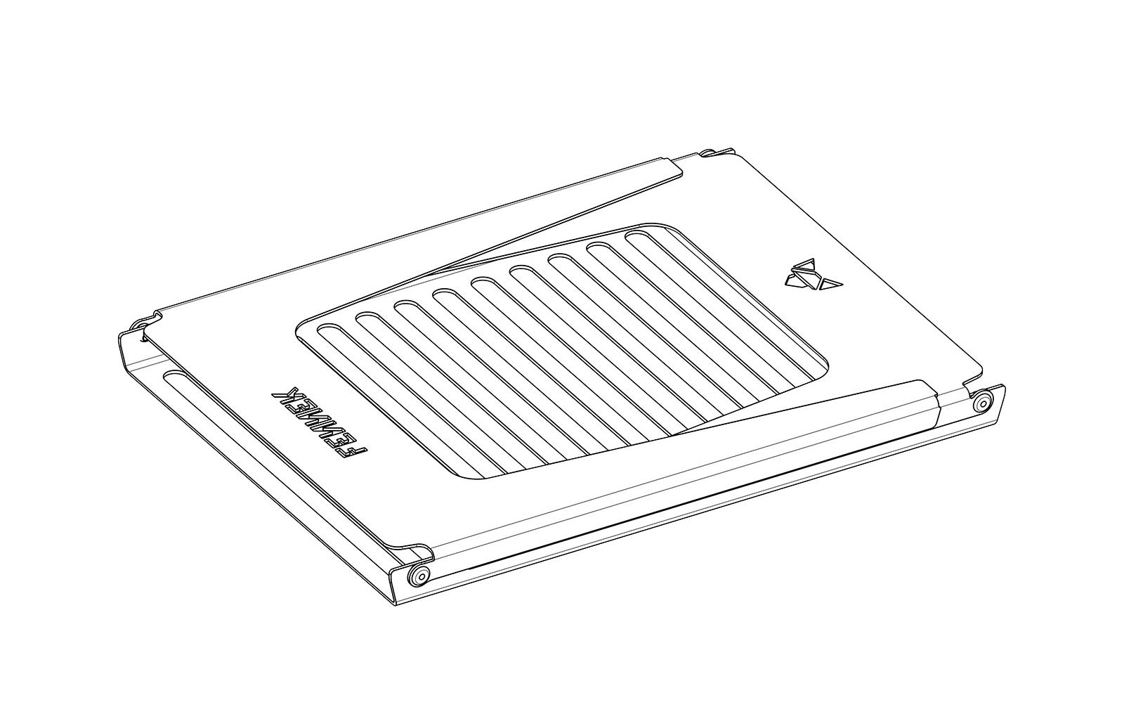 Fennek Grill Klapprost zu Hobo Premium, Edelstahl