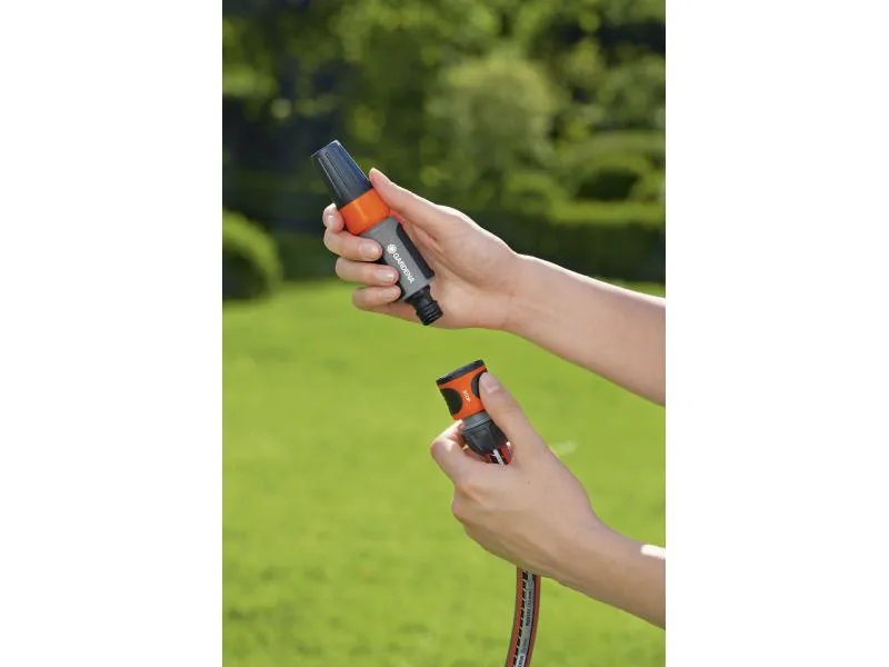 GARDENA Schlauchkupplung 13mm (1/2) - 15mm (5/8) Wasserstop GARDENA Schlauchkupplung 13mm (1/2) - 15mm (5/8) Wasserstop