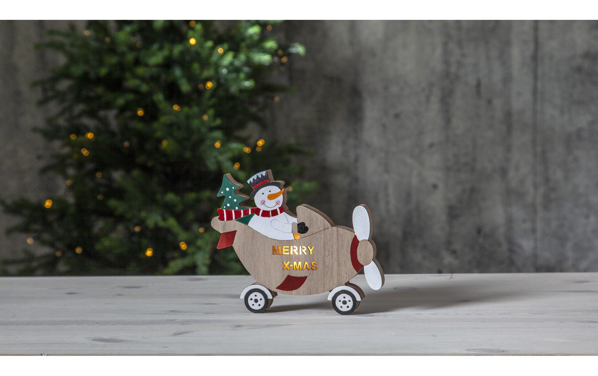 Star Trading Tisch Dekoration Billy, Nature, Warmweiss