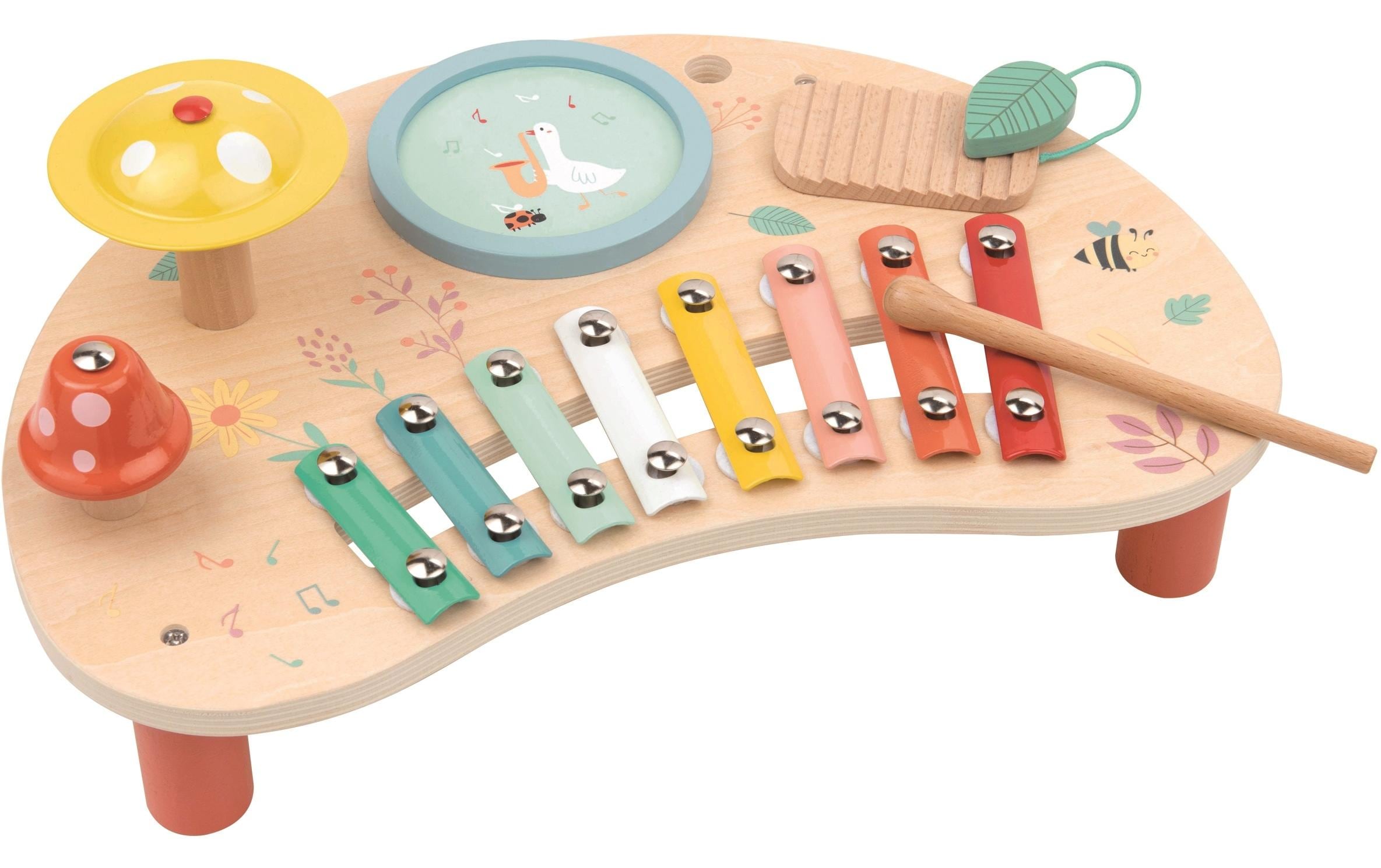 Spielba Holzspielwaren Musik Tisch Spielba Holzspielwaren Musik Tisch