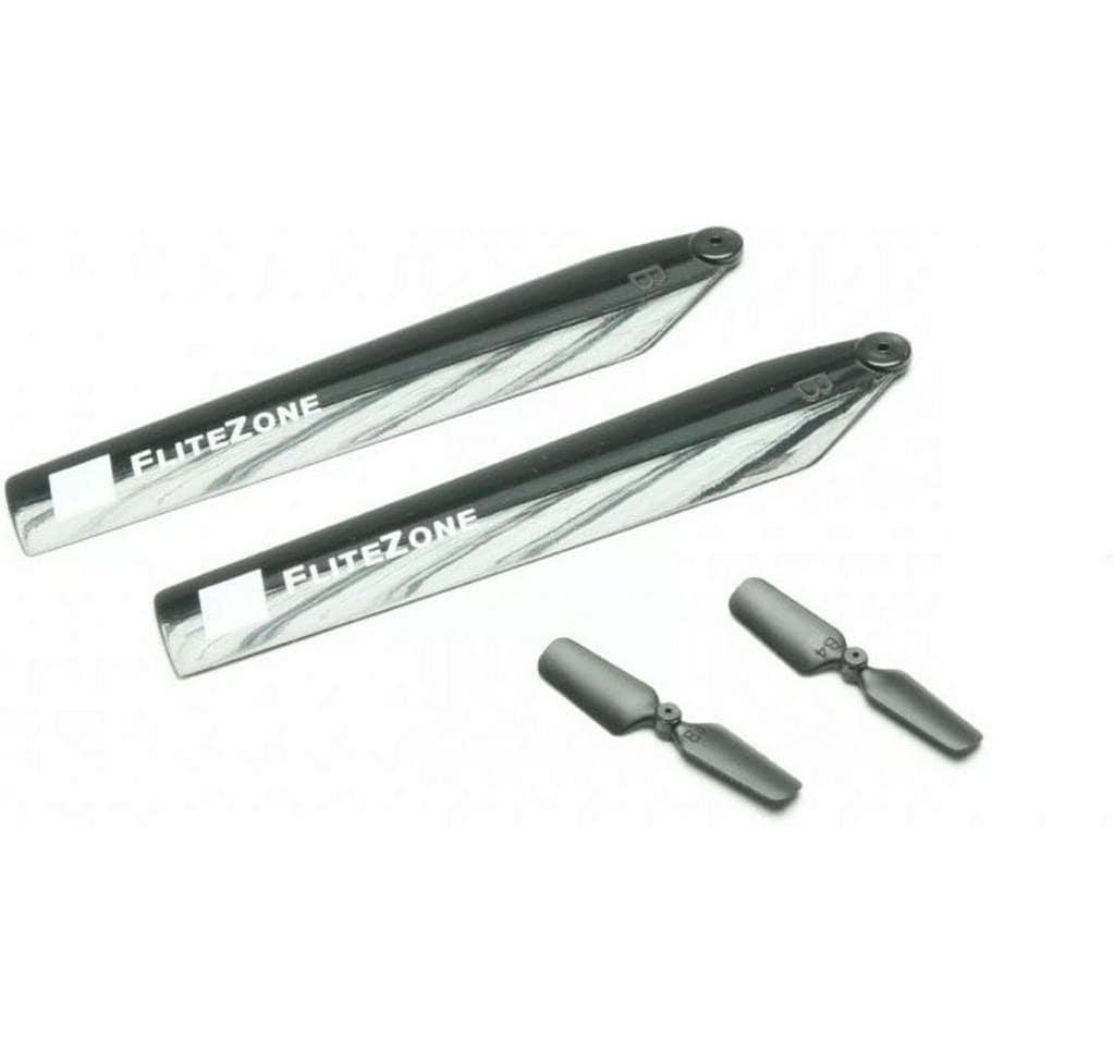 FliteZone Hauptrotorblätter & Heckrotor Hughes 300 FliteZone Hauptrotorblätter & Heckrotor Hughes 300