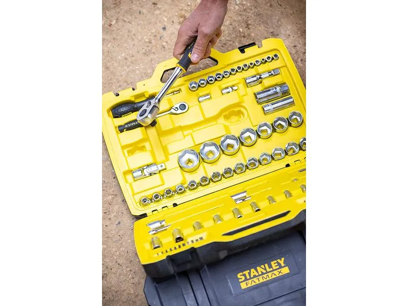 Stanley Fatmax Werkzeug-Set 1/2 + 1/4, 49-teilig Stanley Fatmax Werkzeug-Set 1/2 + 1/4, 49-teilig