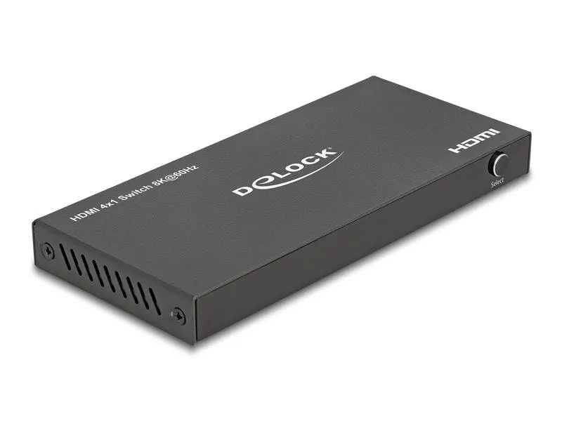 Delock Switcher HDMI 8K 60Hz 4 x HDMI in zu 1 x HDMI out