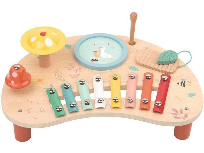 Spielba Holzspielwaren Musik Tisch