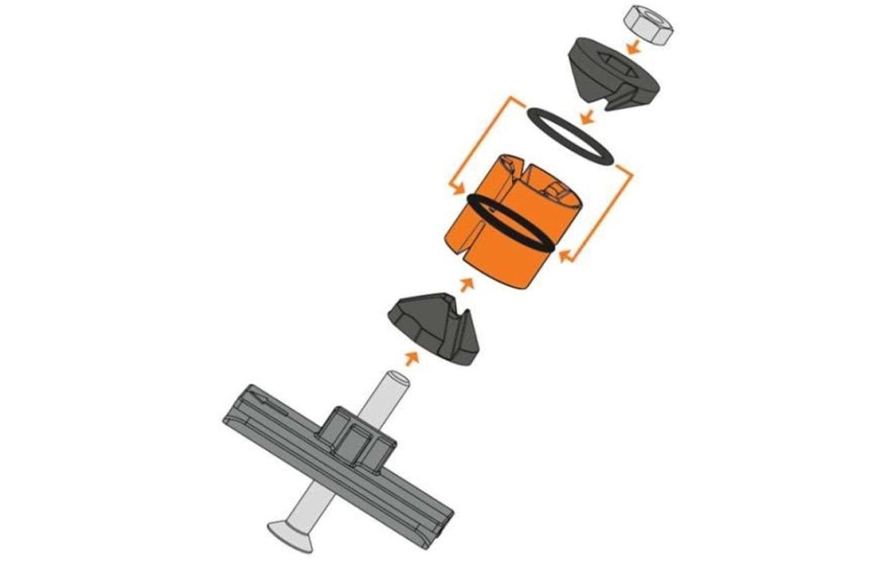 SKS Befestigungsset Konus-System 2.0 Grau SKS Befestigungsset Konus-System 2.0 Grau