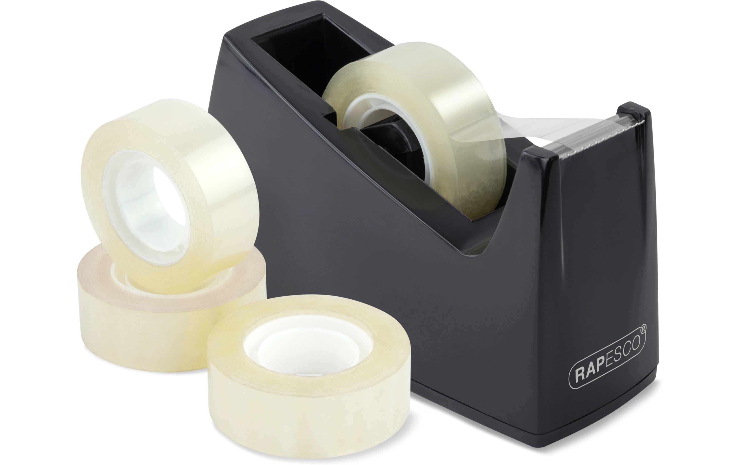 Rapesco 300 Klebebandspender und 4 Klebebandrollen Schwarz Rapesco 300 Klebebandspender und 4 Klebebandrollen Schwarz