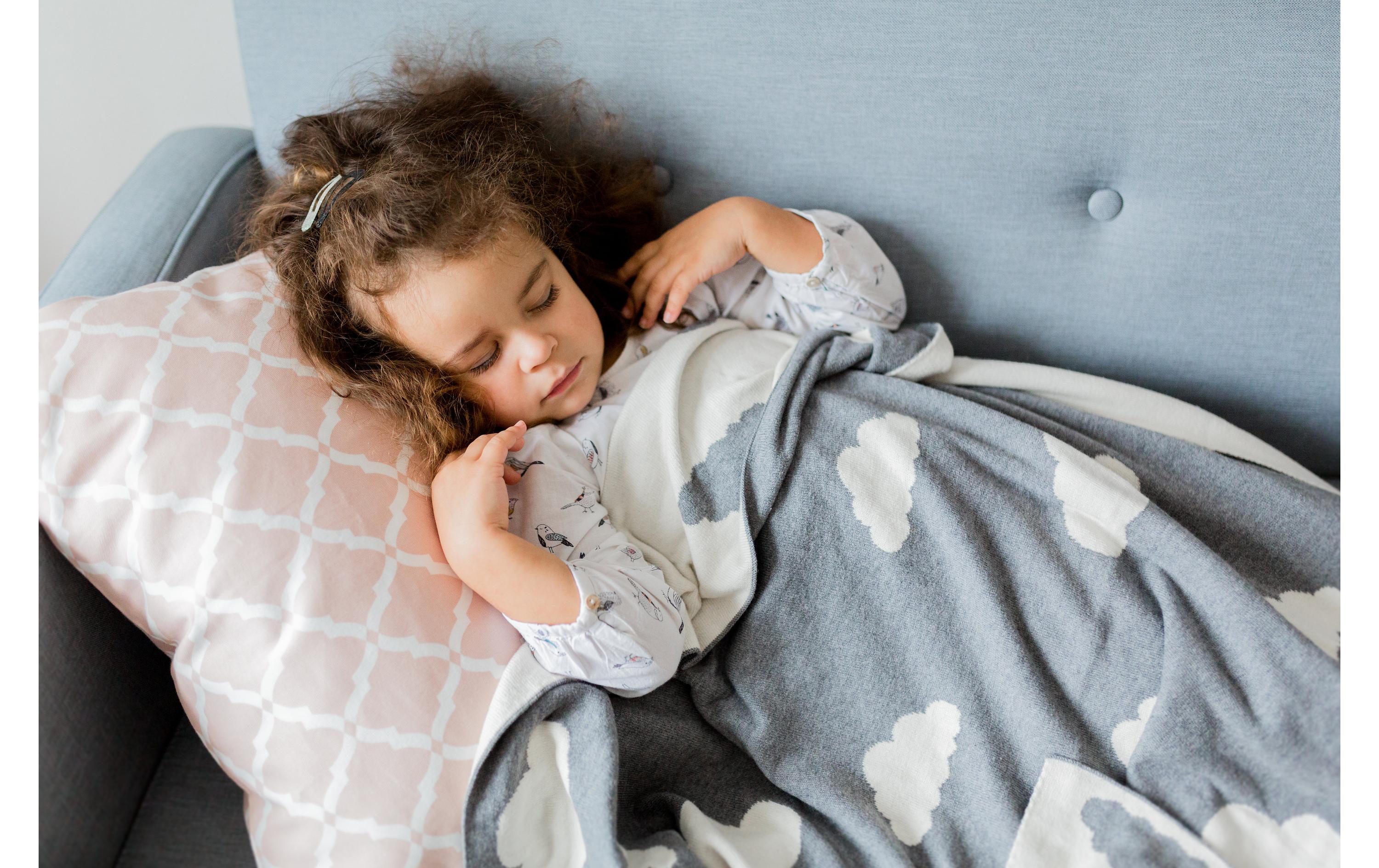 Kindsgut Kuscheldecke Wolken 80 x 100 cm