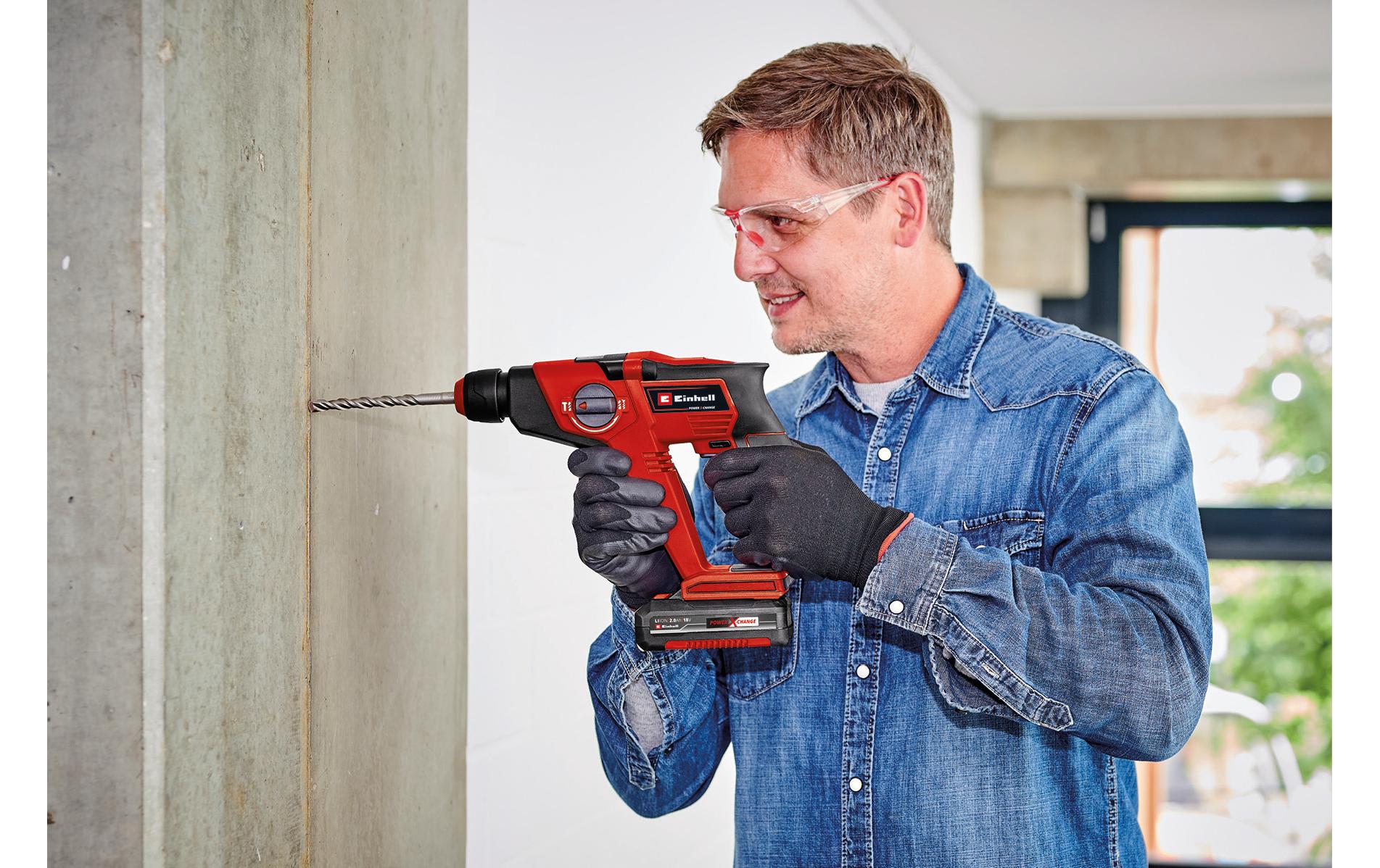 Einhell Bohrhammer TE-HD18/12 Li Solo